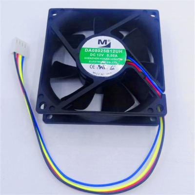 China Industrial Equipment DA08025B12UH DC12V 0.50A 8025 Brushless Fan 8025 80*80*25MM 8CM for sale