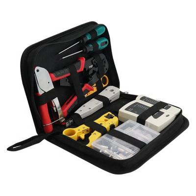 China Best Selling New Design 3 Network In 1 Coaxial Lan Cable Network Tel And Crimp Tool Cable Network Tool Kit for sale