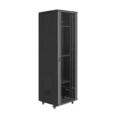 China SPCC Cold Rolled Steel Wholesale Vertical Server Cabinet Switch Communication Monitoring Equipment Rack Network Cabinet for sale