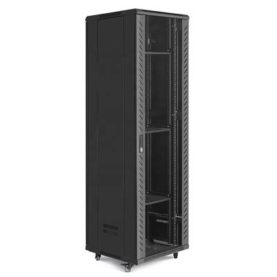 China SPCC Cold Rolled Chinese Manufacturer Switch Communication Surveillance Equipment Steel Vertical Rack Network Cabinet For Indoor for sale