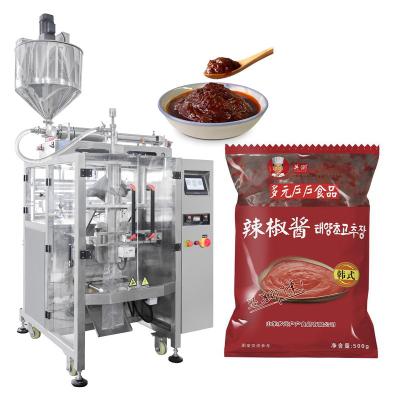 China Professional clothing manufacturing tomato sauce vffs automatic liquid packaging machine price for sale