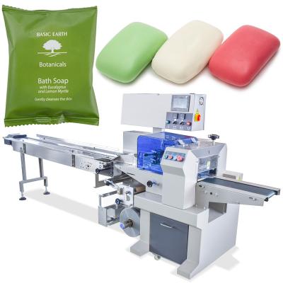 China Automatic Multifunctional Horizontal Food Pillow Type Flow Packing Packaging Machine For Frozen Food Soap Potato Vegetable Popsicl for sale