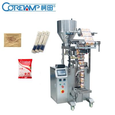 China Chemical Automatic Vertical Paper / Plastic Sachet Packing Machine For Sachet Stick Sugar for sale