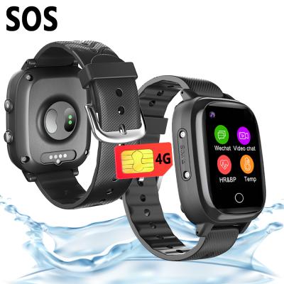 China GPS LTE WIFI GPS Navigation 4G SOS GPS Heart Rate Blood Pressure Oxygen Body Temperature Staff Health Aged Elderly Old Patient Smart Watch for sale