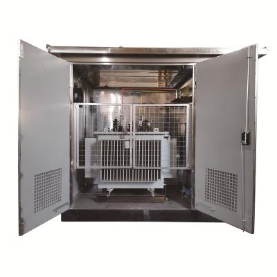 China Outdoor High Performance Prefabricated 1250kva Stainless Steel Substation for sale