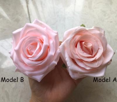 China Beautiful Artificial Rose Wholesale Colorful Rose Flowers High Quality Silk Rose Head for Wedding Centerpieces Layout for sale