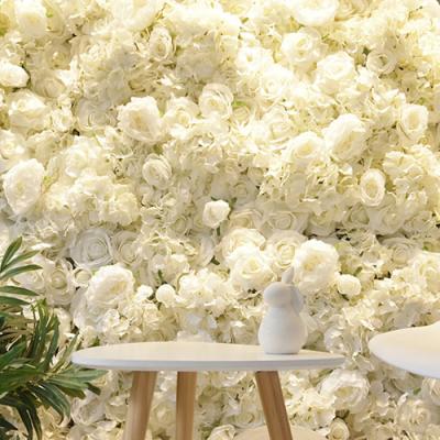 China High Quality New Design Luxury Artificial Flower Wall Flower Wall Backdrop Panels For Wedding Home Decoration for sale