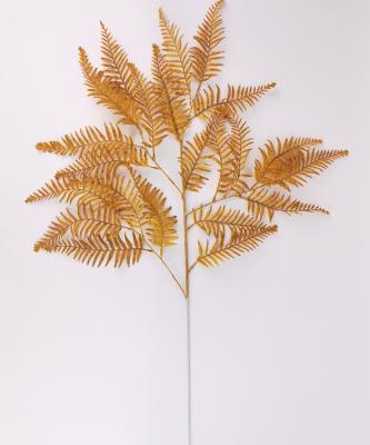 China Hot Sale Eco-friendly Artificial Flower Fake Fern Leaf In Wholesale For Wedding Party Home Decoration for sale