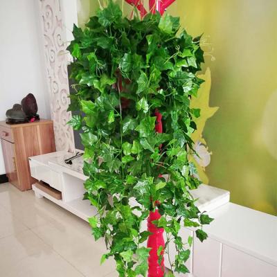 China Wholesale Eco-Friendly Decorative Greenery Leaves Ivy Garland Hanging Artificial Ivy Vine for Decoration for sale