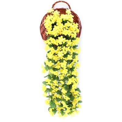 China Eco-friendly Decoration Wedding Vine Home Decor Hanging Artificial Flower Garland for sale