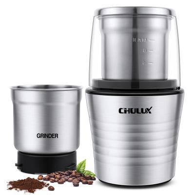 China Household Coffee Bean Spice Grinder Stainless Steel Electric Grinder with Safety Cover Operated Control for Coffee Bean for sale