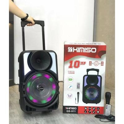 China QS-911 New Arrival 10inch Speaker Wireless Rrolley Speaker With Remote Control for sale