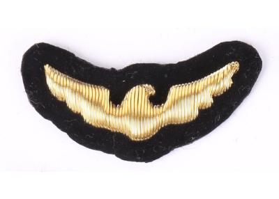 China Personalised Military Bullion Badges Washable Embroidery Machine Patches for sale