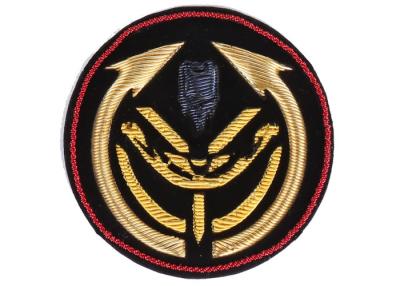 China Machine Made Embroidered Shoulder Patches Unfirm Embroidered Military Badges for sale