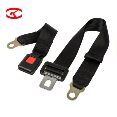 China Polyester Universal Bus Interior Accessories Single Two Point Car Safety Seat Belt for sale