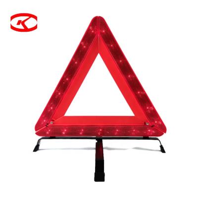 China High Visibility Reflection Durable Using Safety Reflector DOT Approved Reflective Emergency Tools Triangle Led Car Flashing Warning Light for sale