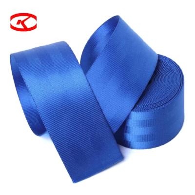 China E4 Standard High Tenacity Safety Driving Belt 48mm Durable Aircraft Nylon Polyester Seat Belt Custom Car Seat Belt Webbing for sale