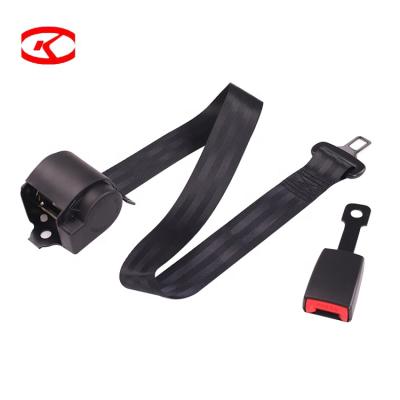 China Polyester CCC E4 TS16949 Emergency Locking Universal 2 Point Seat Belt For Car Automobile Bus Truck for sale