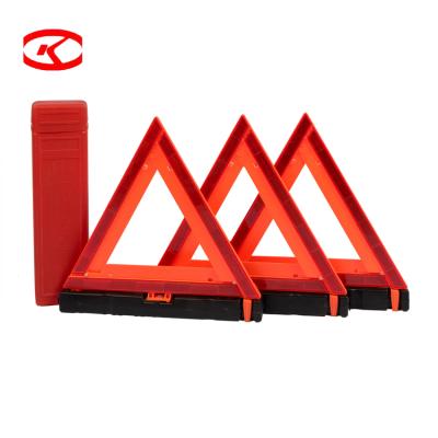 China High Reflectivity Triangle Safety Reflector Triangle Car Emergency Reflective Warning Warning Tool Kit for sale