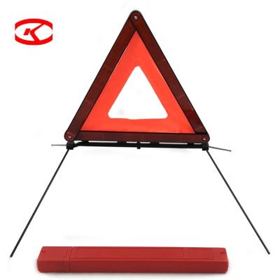 China Protable Car Triangle Warning Sign Traffic Warning Sign For Car Packing Warning Sign Emergency Reflective Tools for sale