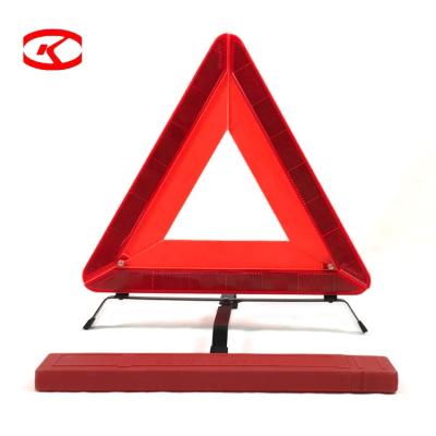 China Pavement Safety Signs Safety Triangle Kit Road Emergency Warning Reflector Folding Early Reflective Roadside Warning Sign for sale