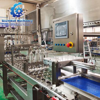 China Factory Automatic Industrial Automatic Snack Ice Cream Machine Rotary Ice Cream Filling Machine for sale