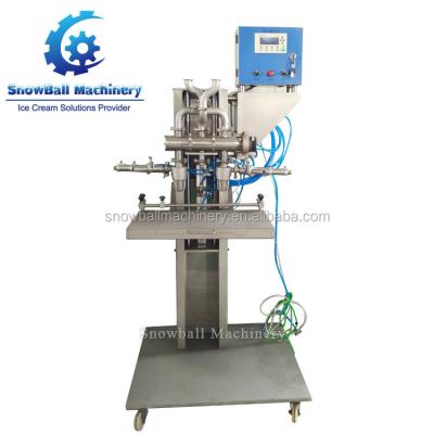 China Food Ice Cream Packing Machine Family Size Small Ice Cream Filling Machine for sale