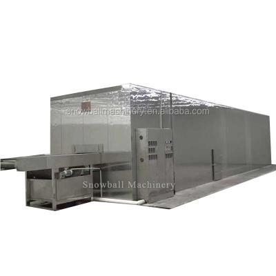 China iqf tunnel freezer industrial food processing machine food freezing tunnel deep freezer for sale