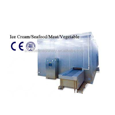 China Ice Cream CE Approved Vegetable Instant Freezer Seafood Deep Freezer Tunnel Ice Cream and Blast Freezer for sale