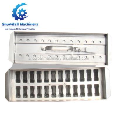 China Sustainable Stainless Steel Ice Cream Molds For Industrial Popsicle Making Machine for sale