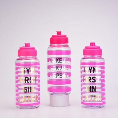 China Custom Viable Wholesale Water Bottle BPA Free Logo Cup Large Capacity Portable 1000ml Single Wall Plastic Bottle For Sports for sale