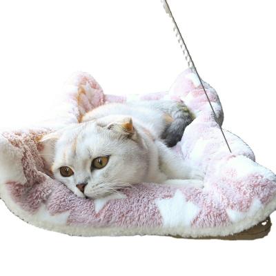 China Hot Selling Small Cat Pet Bed Cotton Hammock Bed Pet Viable for sale