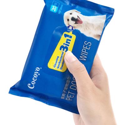 China Best Selling Pet Wet Wipes Gloves Safety Wet Wipes for sale