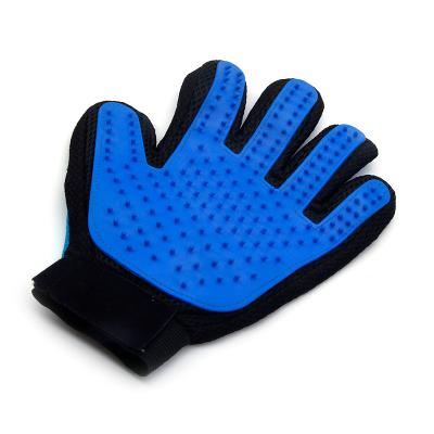 China Hot Selling Viable Throwing Massage Bath Pet Fur Hair Remover Pet Grooming Cleaning Gloves for sale