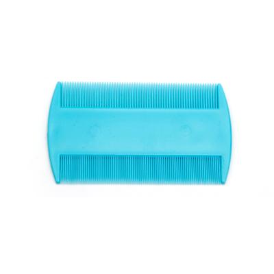 China Viable Wholesale 2 Sided Plastic Pet Flea Comb Cars And Dogs Flea Hair Grooming Comb Flea Comb for sale