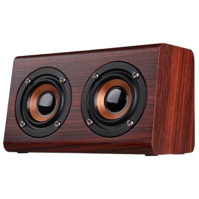 China Cheapest Portable Casse Wood Wireless Bluetooths Wireless Speaker With TF Card for sale