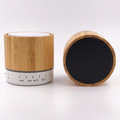 China Cheap Hot Selling Mini Portable Bamboo Wireless S10 Bluetooths Wireless Speaker with FM AUX Card. by TF for sale