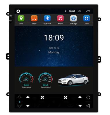 China GPS Brand Aiyousi 9.7 Inch Portrait Gps Navigation System Android 10 Tablet Android Navigator for sale