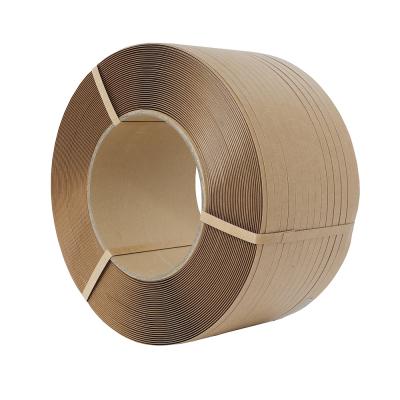 China Durable Recycled Kraft Paper Strapping Tape High Tensile Strength for the Packing Industry for sale