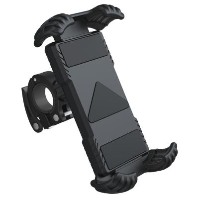 China 2021 New Arrival Silicon Motorcycle Adjustable Rotation Bike Mount Phone Holder Universal Motorcycle Bike Phone Holder for sale