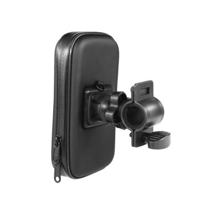 China Waterproof 5.5 Inch Motorcycle Phone Mount Bag Front Tube Frame Cycling Case Bike Bicycle Handlebar Bag for sale