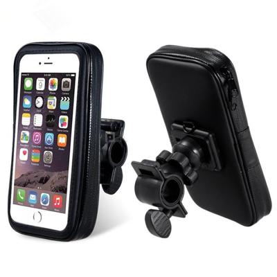 China Waterproof 5.5 Inch Case Bike Motorcycle Bicycle Phone Case Waterproof Phone Bag For iPhone Xs 11 Samsung s8 s9 Mobile Stand for sale