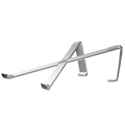 China Holding Laptop Hot Selling Single Stable Universal X Shape Detachable Portable Aluminum Notebook Stand Laptop Desk Stand for sale