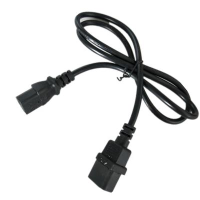 China Universal Standard Home Appliance Computer Mains Cord AC Extension Cord 10A C13 C14 Plug Connector for sale