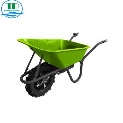 China Tools Trade Max Electric Power Wheelbarrow Battery Assisted Wheelbarrow QTP150E zu verkaufen