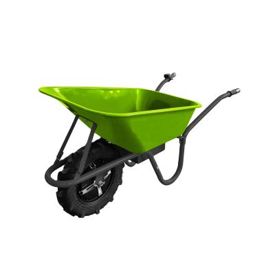 China Garment Shops New Product QTP150E 24V 700W Battery Electric Wheelbarrow Power Wheelbarrow for sale