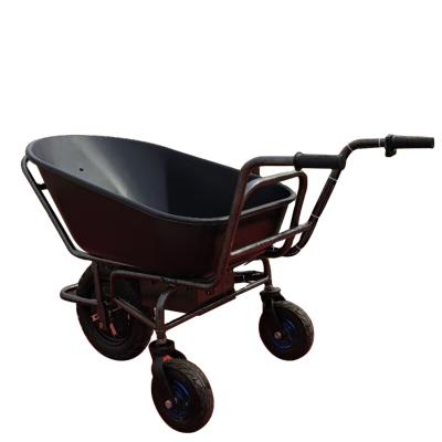 China Metal 3 Wheels Electric Wheelbarrow Adjustable Hopper For Sale for sale