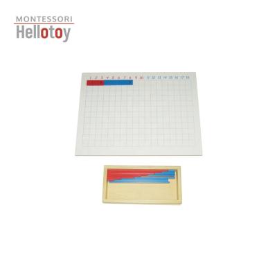 China Mathematics Addition Strip Board Montessori Wooden Materials for sale