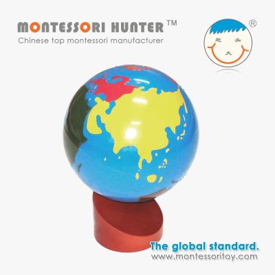 China Plastic Montessori Globe of Continents for School Educational Equipment for sale