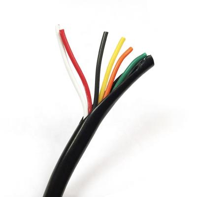 China Heating fitted 6 A.W.G. Customized 22 Core Tinned PVC Copper Flexible Cable for sale